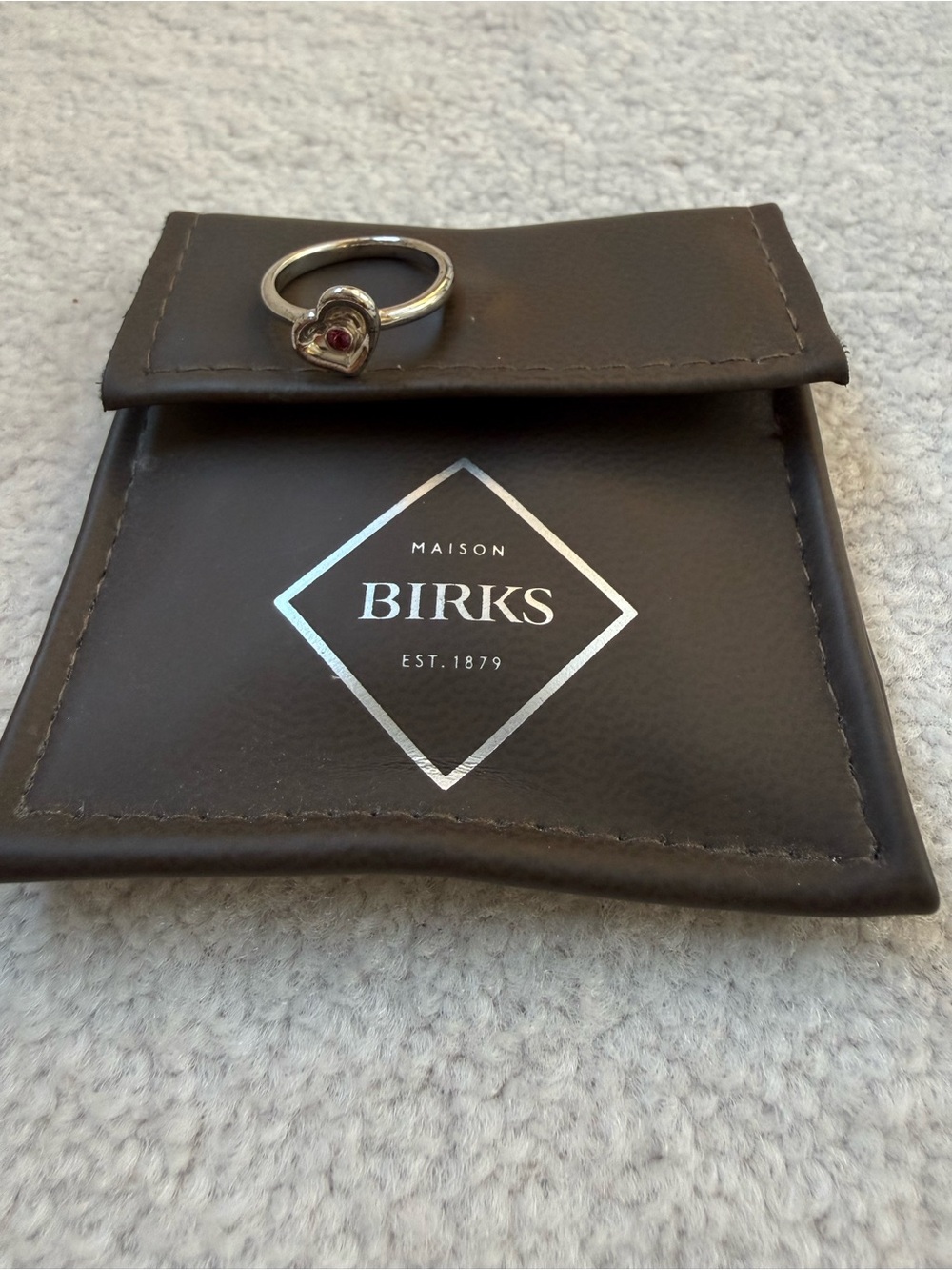 Birks Silver Ring